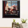 uk.everydayedeals (Limited Stock)Diamond Painting - Round AB Drills - Winter Night Mouse(45*45cm)