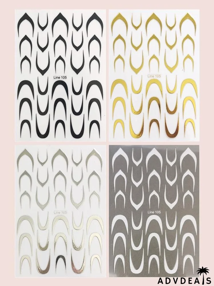 4sheets Graphic Nail Art Sticker