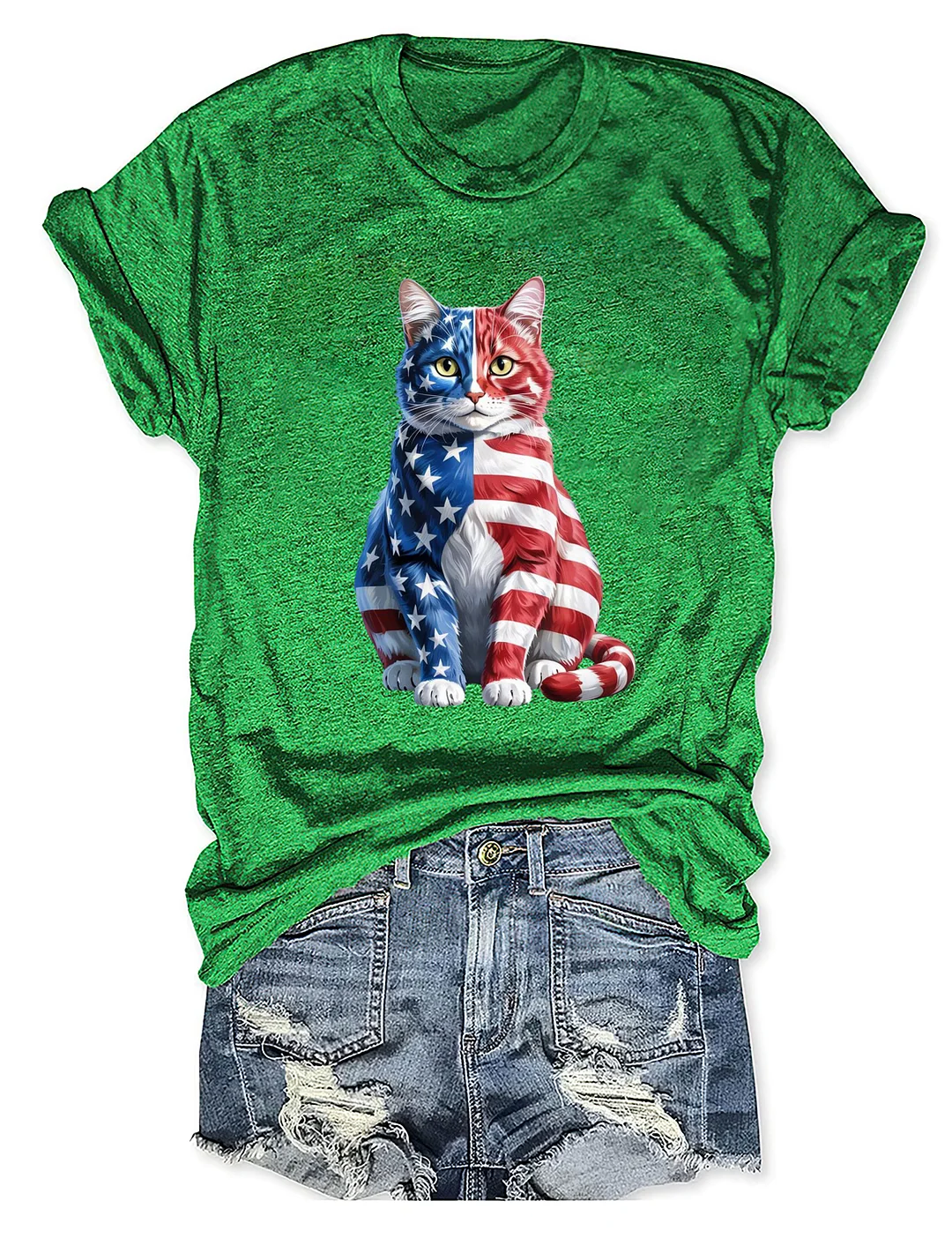 4th Of July Cat T-shirt