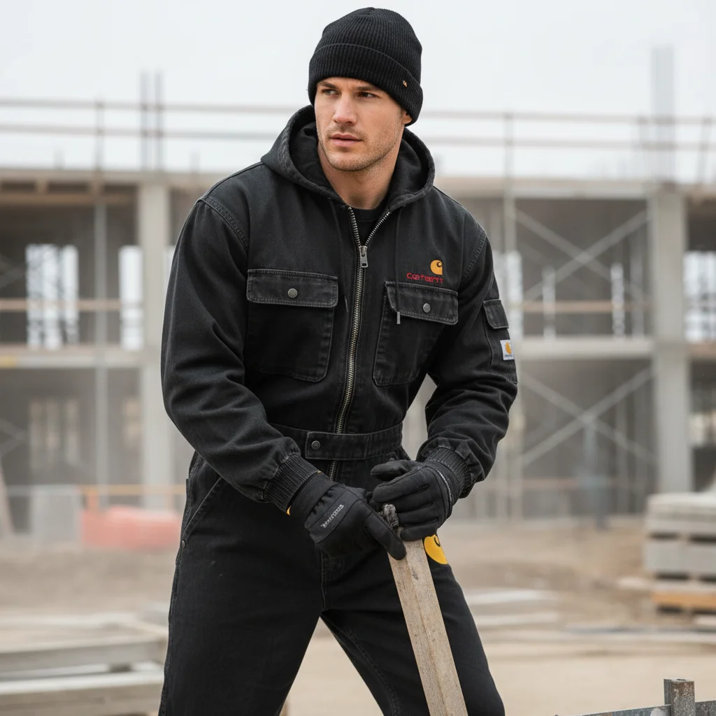 Men's Multi-functional Hooded Jumpsuit Outdoor Workwear