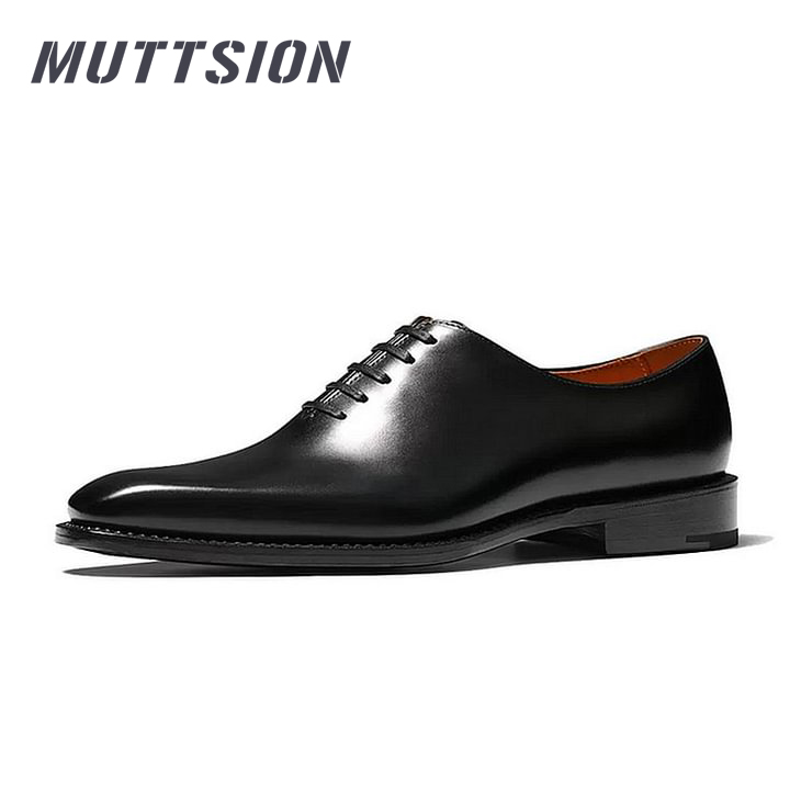 MUTTSION Handmade One-piece Oxford Business Shoes MUTTSION.COM MUTTSION