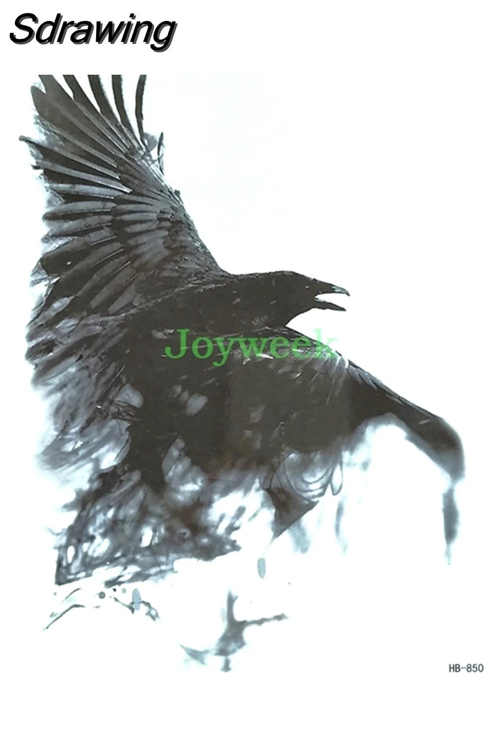 Sdrawing Temporary Tattoo Sticker crow tiger Ganesha wolf forest tatto stickers flash tatoo fake tattoos for women men 7