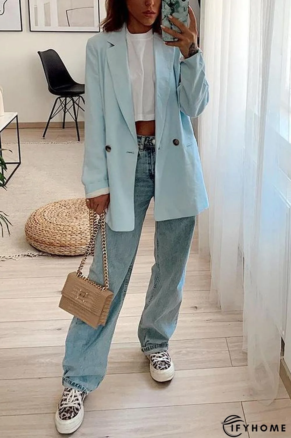 Loose Straight Leg Jeans | IFYHOME