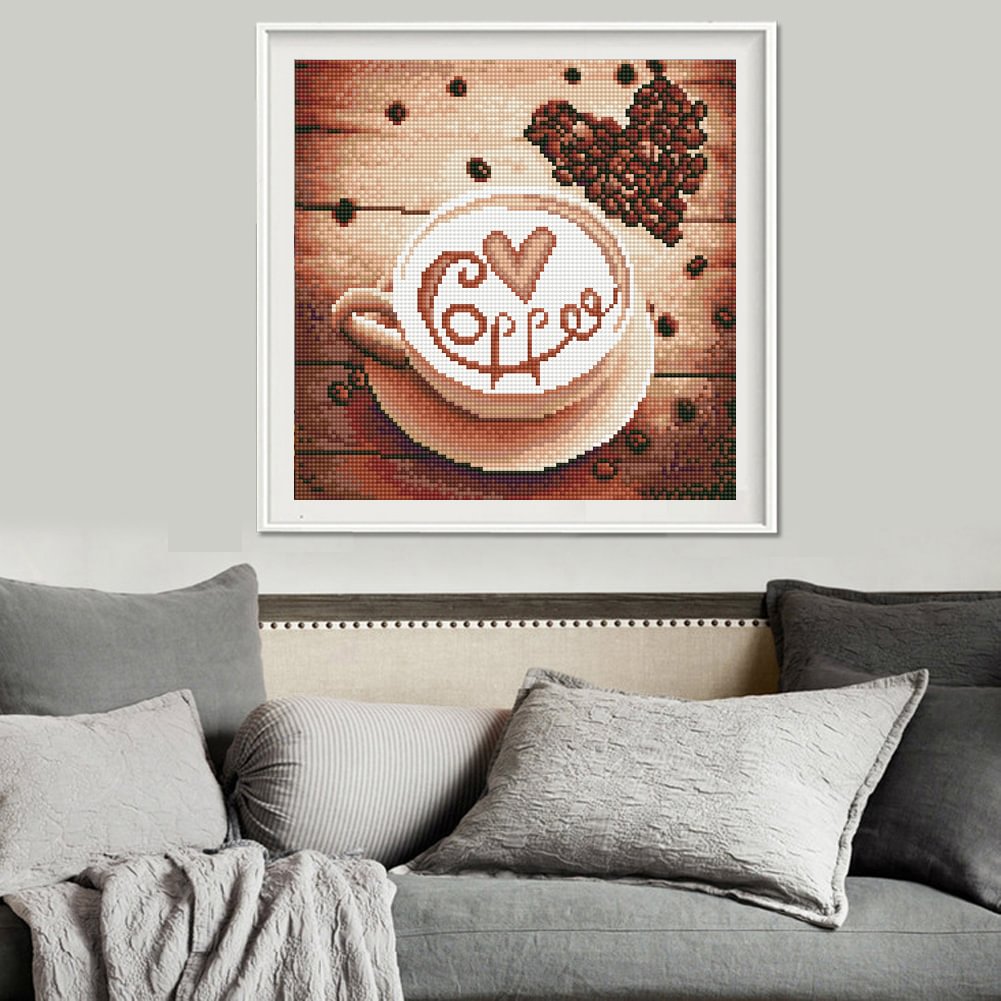 Coffee Time - Full Round Diamond Painting
