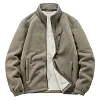 Men's Fleece Jacket Fall Winter New Double Faced Sweatshirt Casual Sports Outdoor Coat