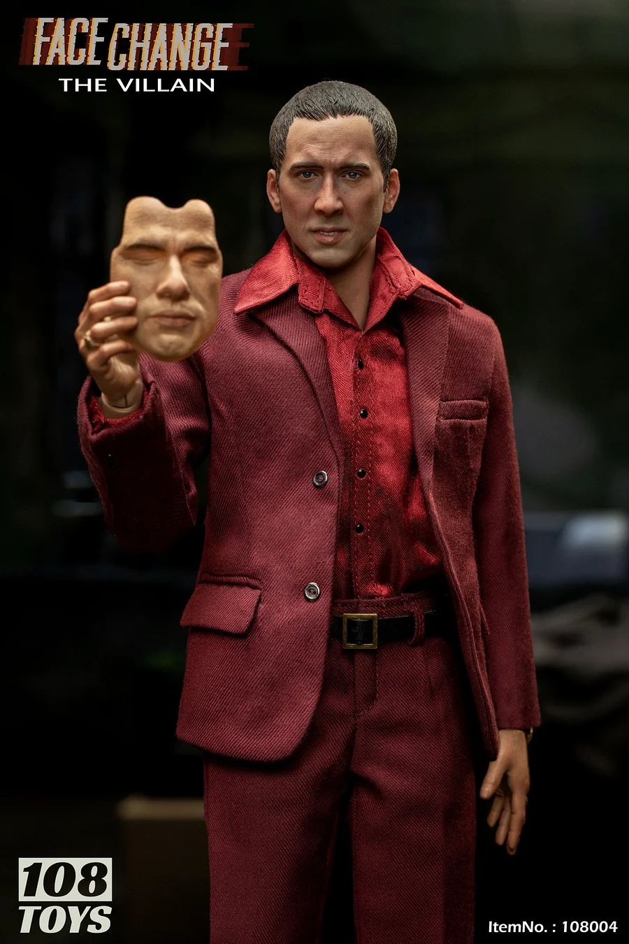 ▼▼108TOYS Face Change THE VILLAIN Castor Troy 1/6 アクションフィギュア 108004 108TOYS 10804 1/6 FACE/OFF Castor Troy Villain Action Figure