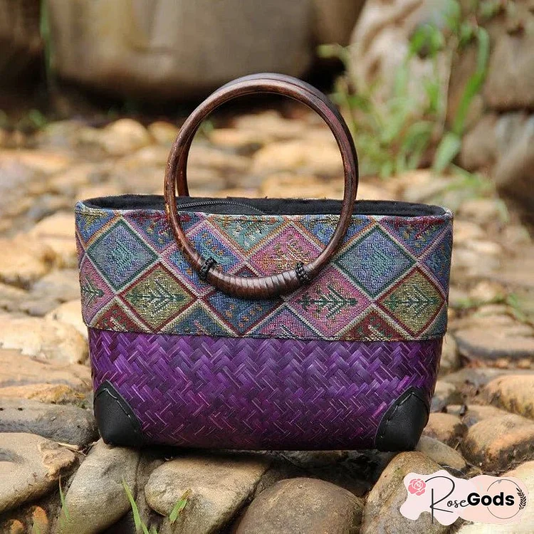 Malin Tassou Boho Woven Bag