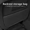 Car Seat Back Panel Cover Storage Pocket for BMW F10 F11 F18 F07 F01 Black