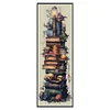Magic Book-11CT Stamped Cross Stitch 30*80cm/11.81*31.5in (Big Size)