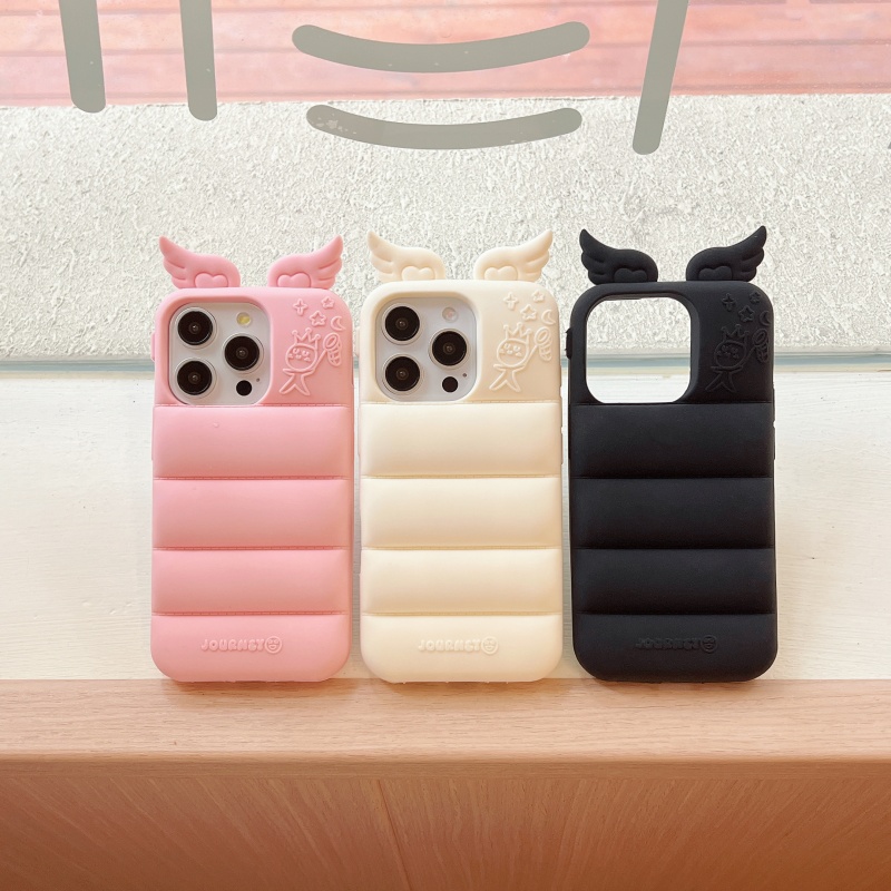 エンジェルウィング・パフィーケースiPhone17ProMax 携帯ケース 新型