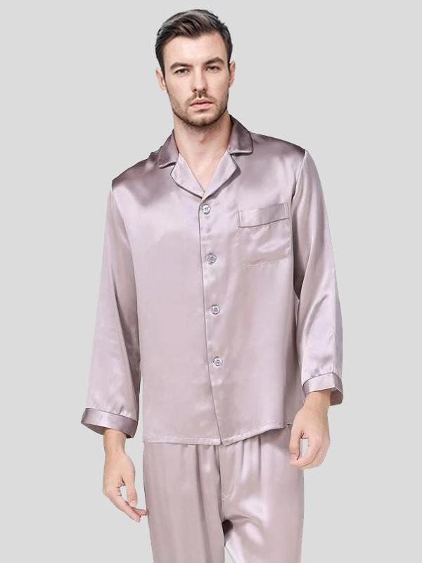 22 Momme High Quality Long Silk Pajamas
