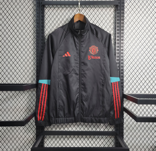 23/24 Windbreaker Manchester United Football T-Shirt 1:1  Quality