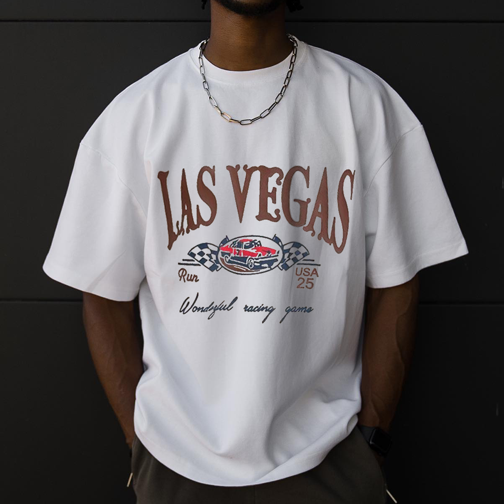 Men's Las Vegas Casual Print T-Shirt