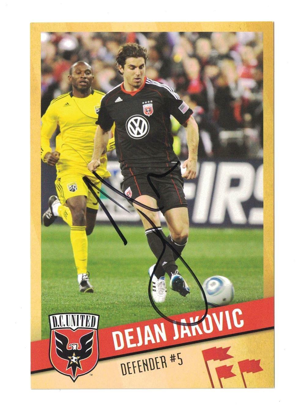 Dejan Jakovic Signed Autographed 4 x 6 Photo Poster painting Soccer D.C. United