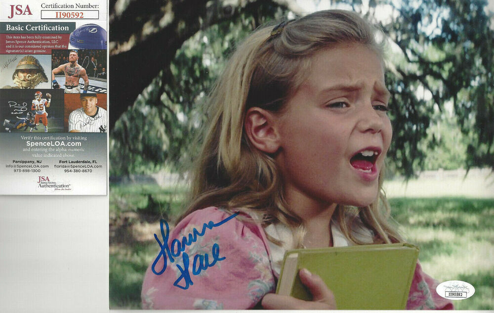 Hanna Hall as a young Jenny Curran in FORREST GUMP autogrphed 8x10 Photo Poster painting JSA Cer