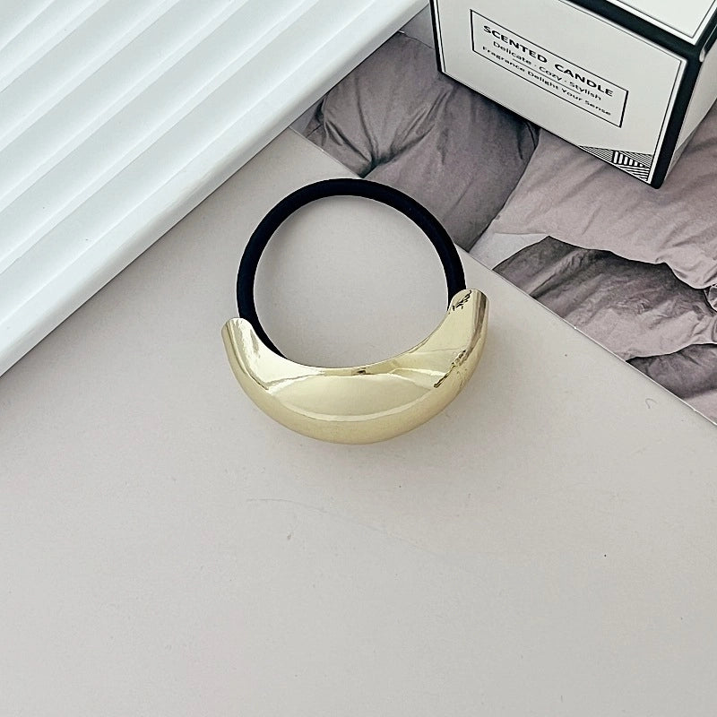 Women’s Minimalist IG Style Solid Color Zinc Alloy Hair Tie