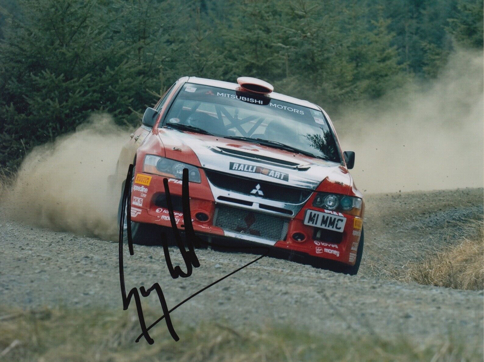 Guy Wilks Hand Signed 8x6 Photo Poster painting - Mitsubishi Rally Autograph.