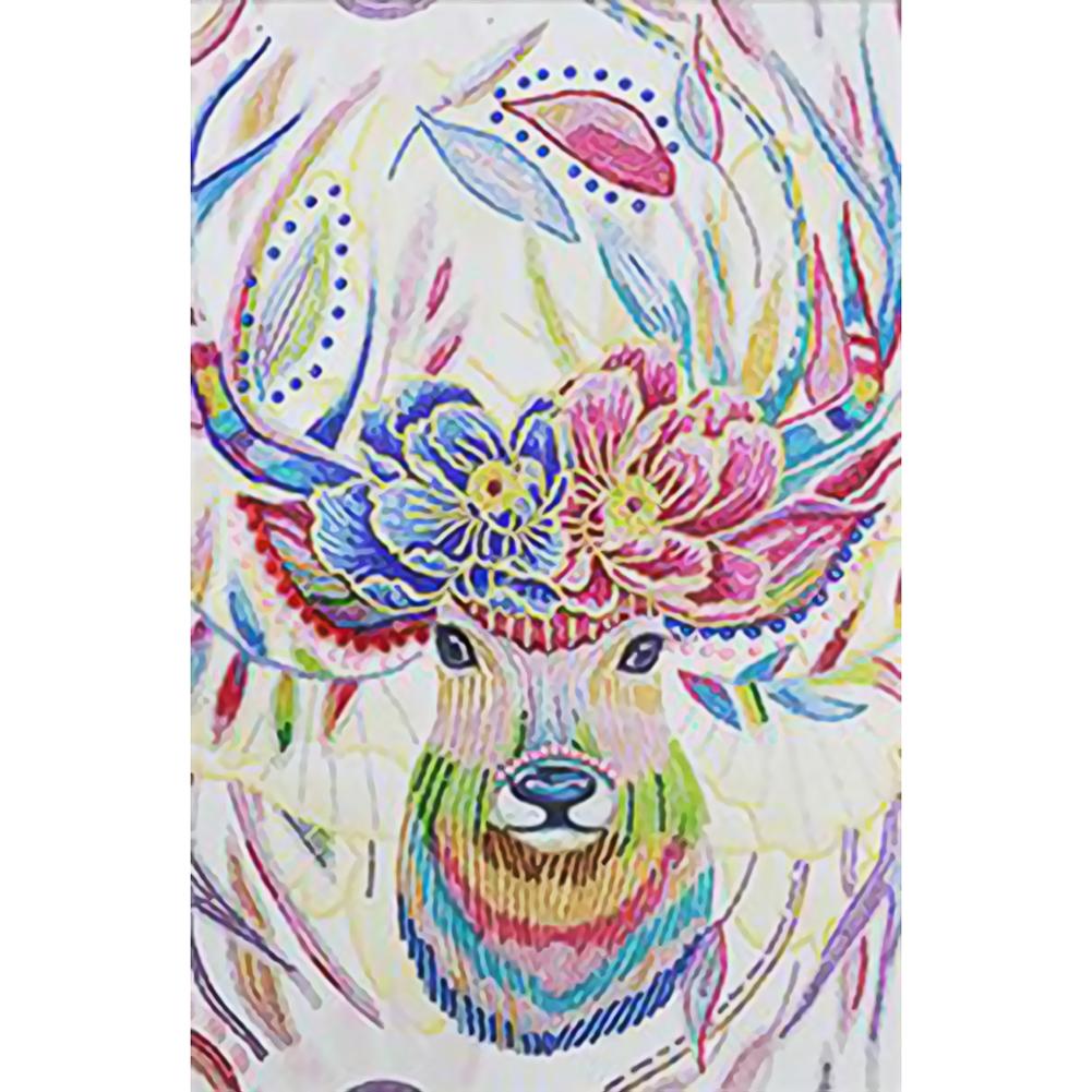 

Mosaic Colorful Sheep - Special Shaped Diamond Painting - 30*40CM, 501 Original