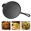 30cm Cast Iron Egg Frying Pan Non-stick & Lug Handle Pancake Skillet Household