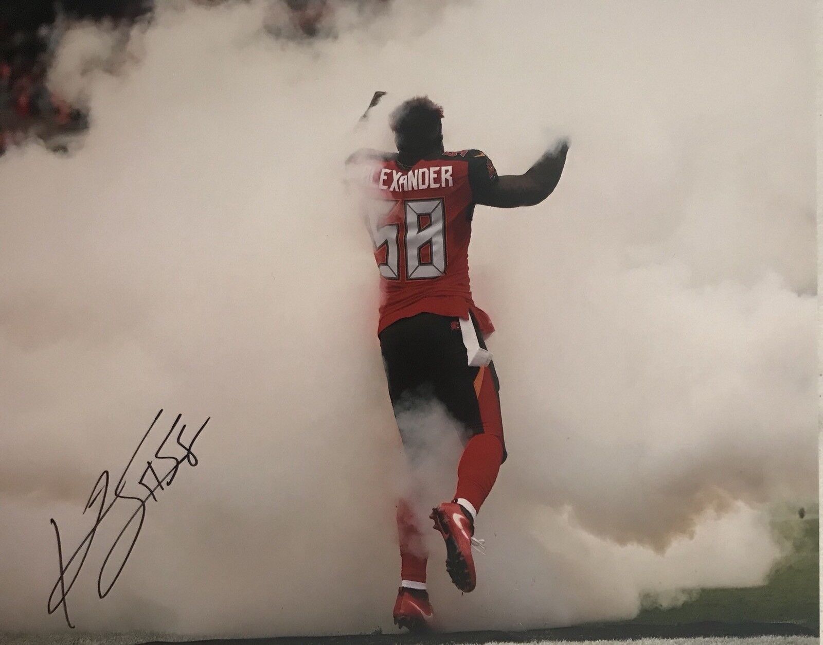 Kwon Alexander Signed Autographed Tampa Bay Buccaners 8x10 Photo Poster painting LSU Tigers Coa