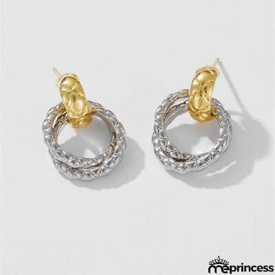 925 Sterling Silver Twisted Drop Earrings
