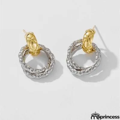 925 Sterling Silver Twisted Drop Earrings