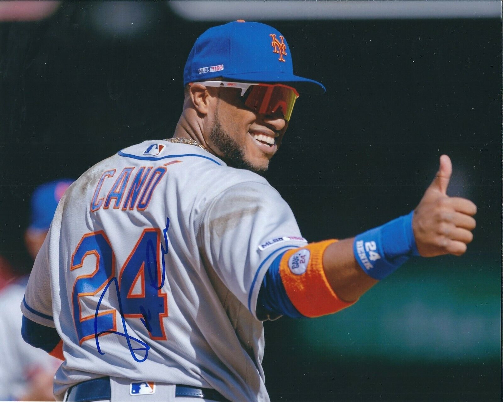 Signed 8x10 ROBINSON CANO New York Mets Autographed Photo Poster painting - COA