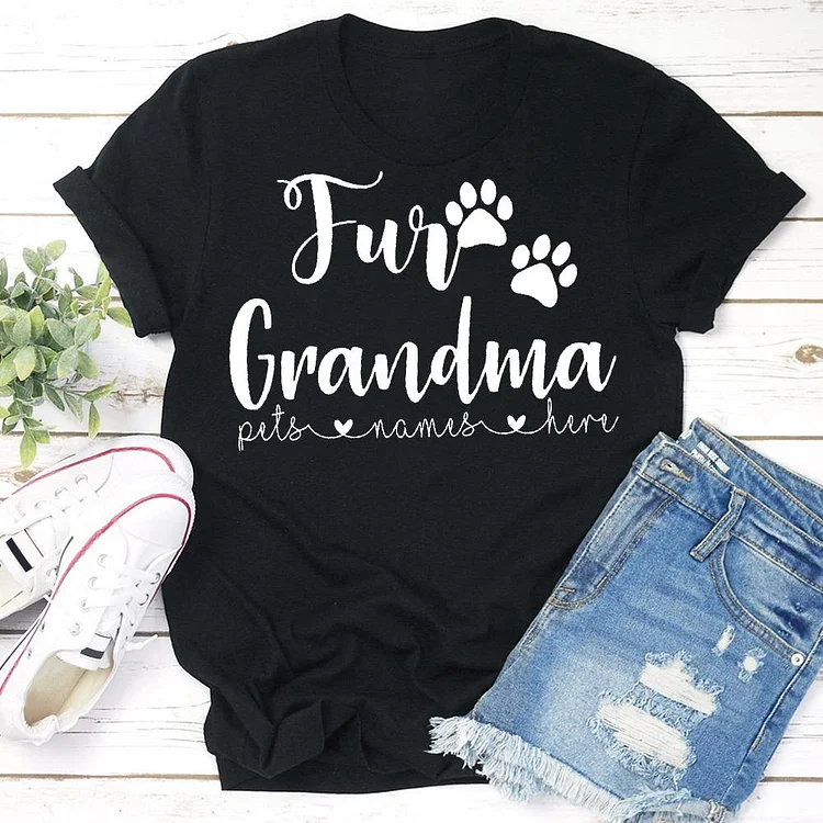 Grandma T-shirt Tee -03141-Annaletters