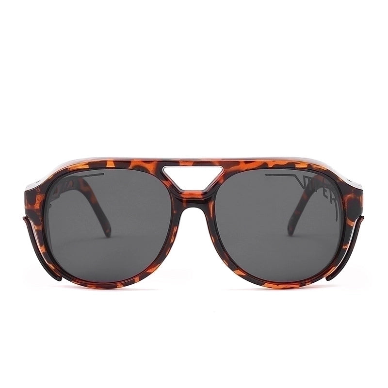 Classic Style Geometric Pc Round Frame Full Frame Glasses