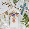 4PCS Diamond Painting Bookmarks Acrylic Special Shape Crystal Painting  Bookmark