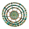 (US Local)Flower Diamond Painting Wooden Serving Tray Decorative Diamond Art Fruit Tray(E)