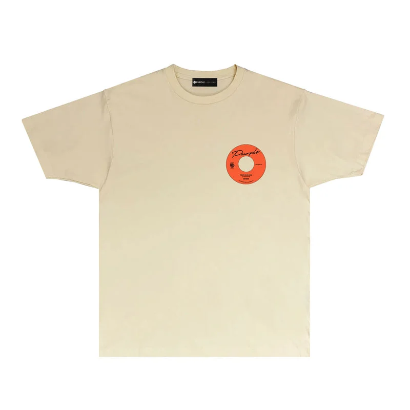 Purple 2023 new fashion T-shirt short sleeves