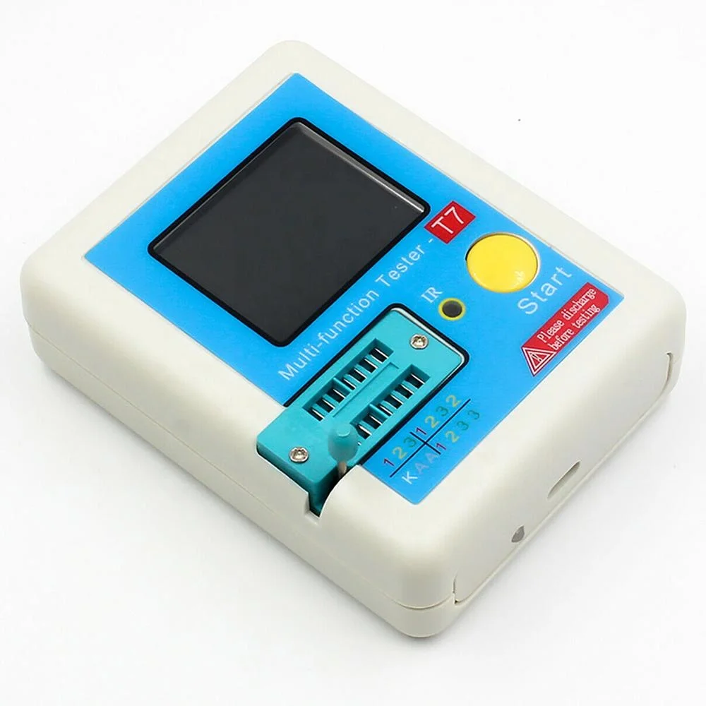 LCR-T7 High Speed Transistor Tester for Diode 3.5inch Full Color Screen Graphic Display Digital Multifunction Tester