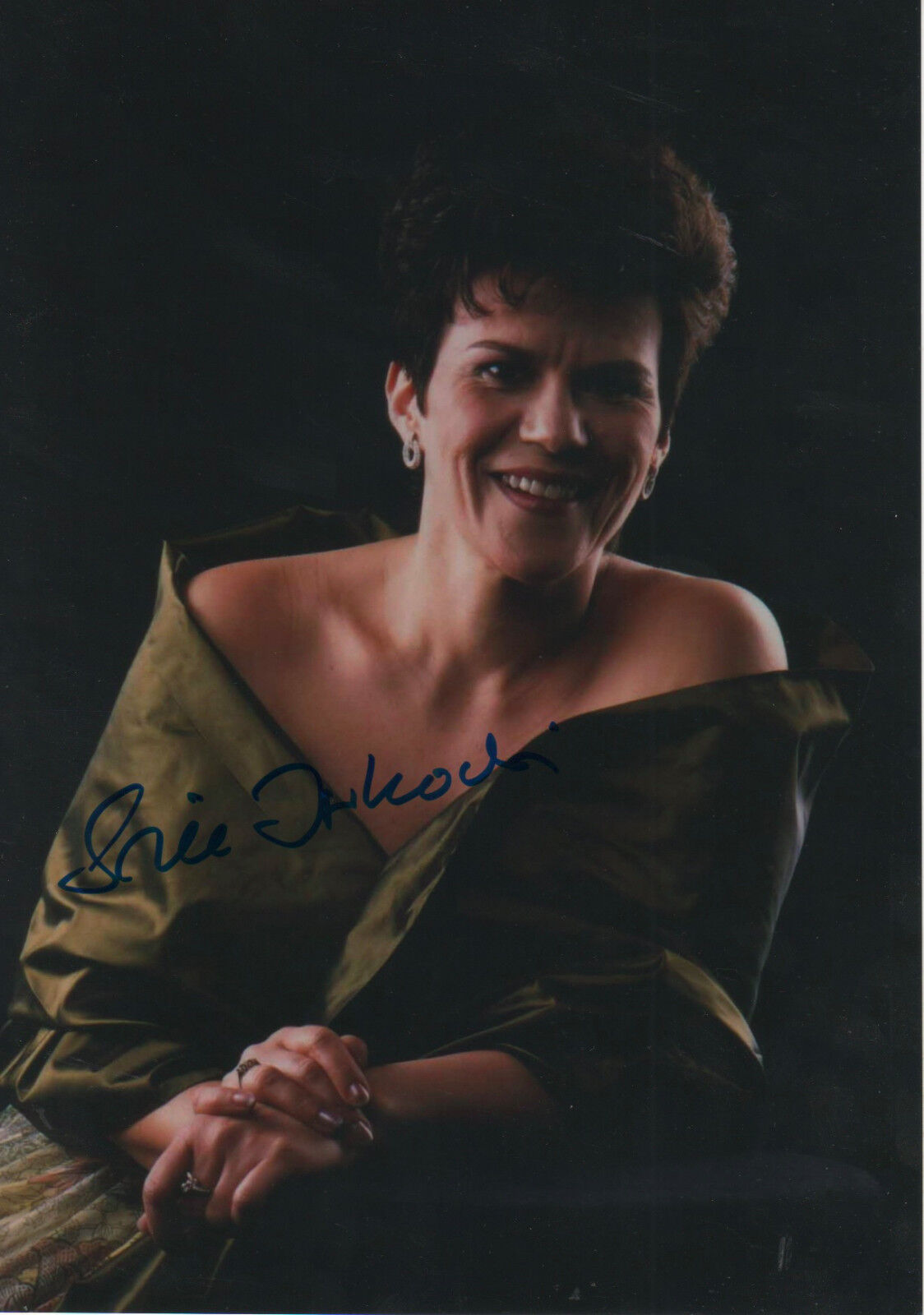 Soile Isokoski Opera signed 8x12 inch Photo Poster painting autograph