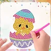 8Pcs DIY Easter Egg Chicken Diamond Painting Fridge Magnets