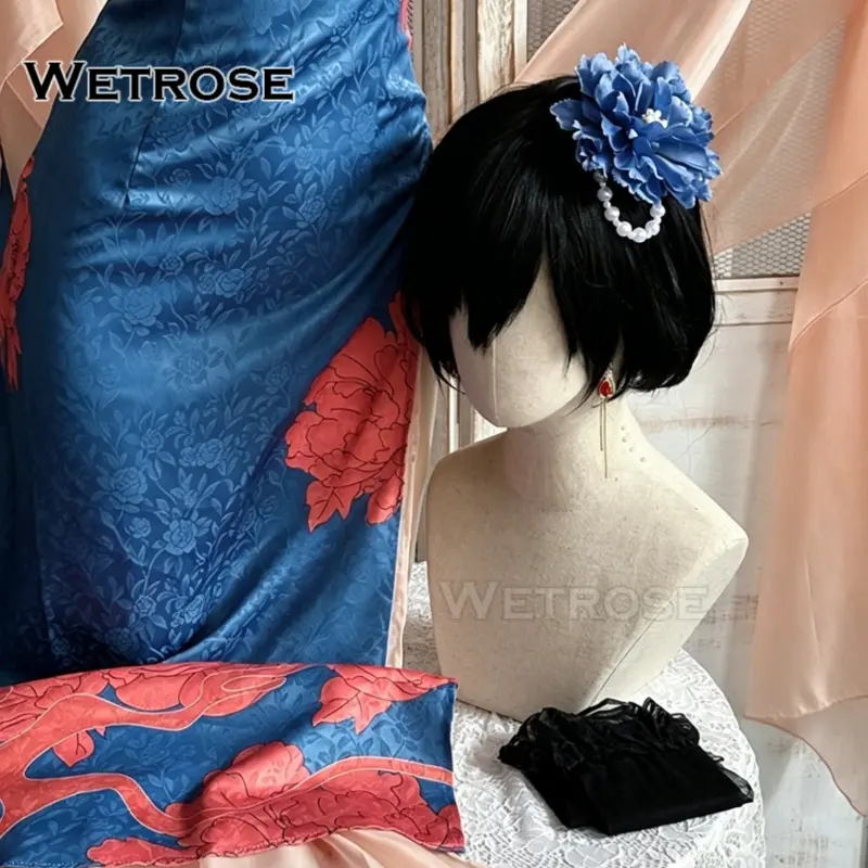 [Wetrose] In Stock Azur Lane Chien Wu Dressed for Just Tonight Cheongsam Game Outfit Cosplay Costume