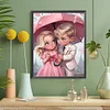 >SALE<5D DIY Full Round Drill Diamond Painting Sweet Couple Kit Home Decoration40x50cm