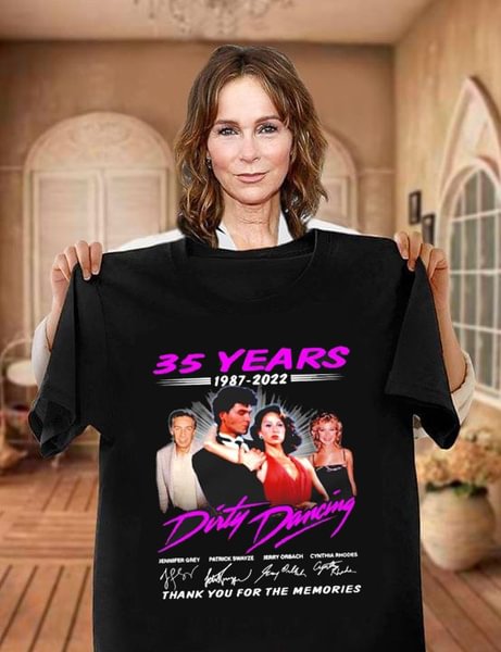 35 Years 1987-Dirty Dancing Signatures Thank You for The Memories T-Shirt - Chicaggo
