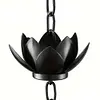 Lotus Rain Chain Rain Catcher Chain Outdoor Garden Hanging Rain Catcher Cups