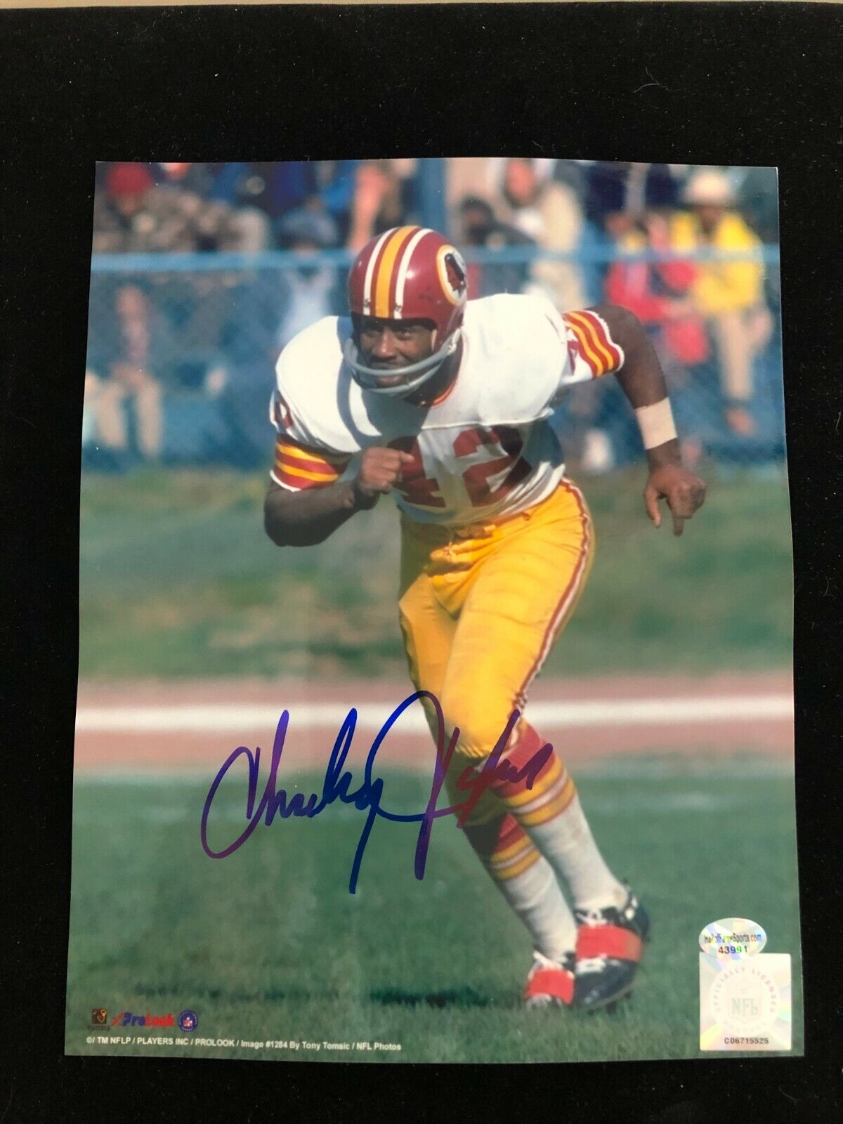 Charlie Taylor Signed Autographed Photo Poster painting COA Washington Redskins