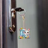 (US Only)PET Double Sided Special Shaped Easter Alphabet DIY Diamond Painting Keychain