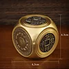 Luck Muse Four Beasts Feng Shui Yin Yang Bagua Rotating Copper Coin Decor
