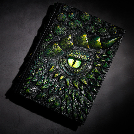 Evil Dragon's Eye A5 Resin Notebook