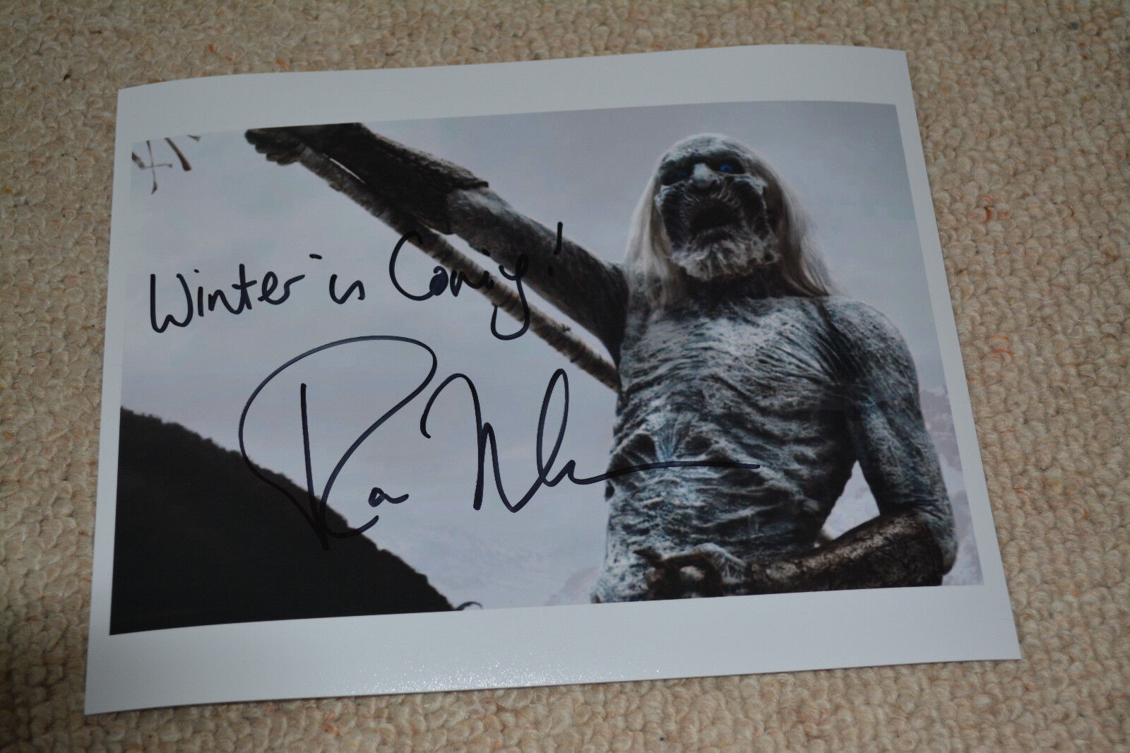 ROSS MULLAN signed autograph In Person 8x10 20x25 cm GAME OF THRONES