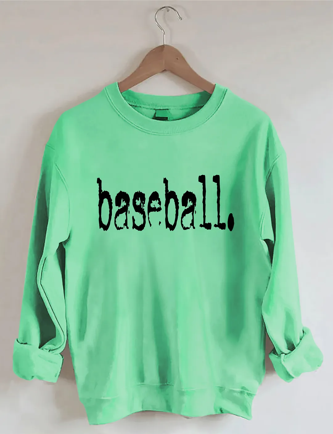 Baseball Typography Design Sweatshirt