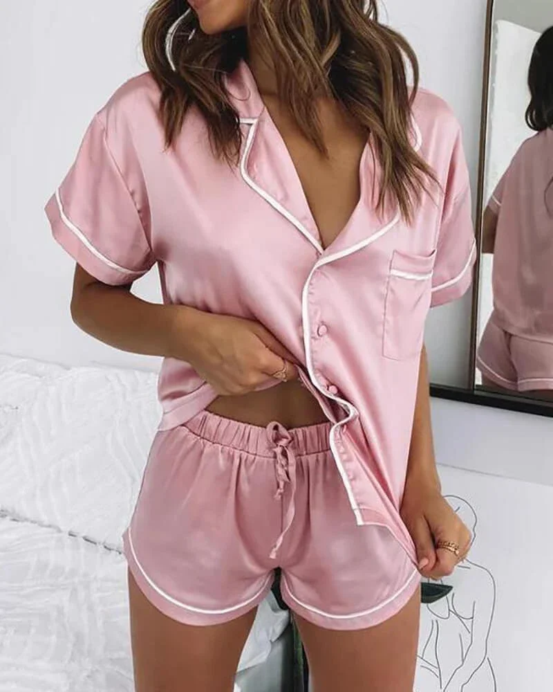 VigorDaily Silk Pajama Set