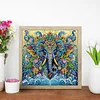 DIY Partial Special Shaped Drill Diamond Painting-Elephant