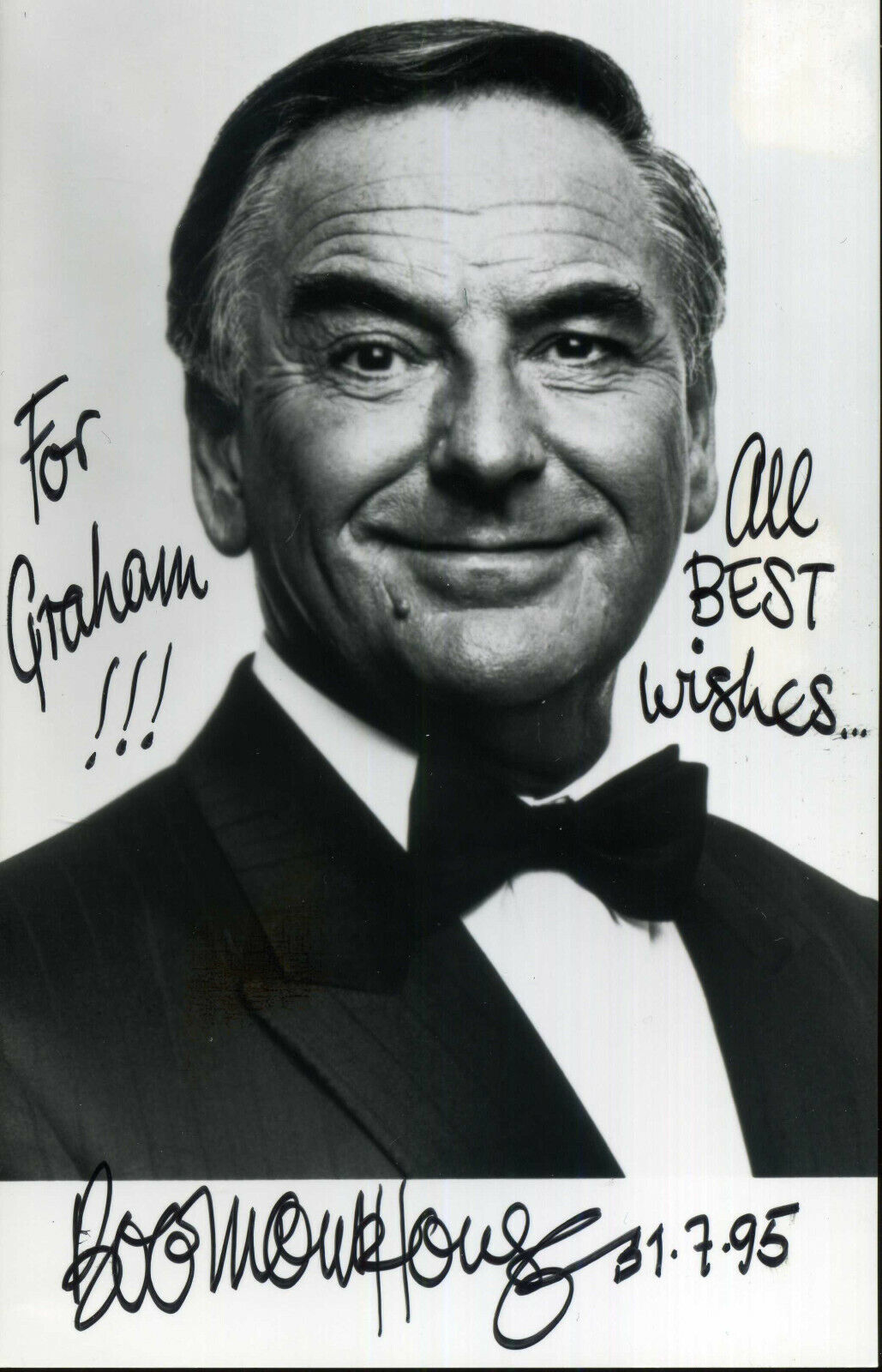 BOB MONKHOUSE Signed Photo Poster paintinggraph - TV Presenter / Comedian - reprint