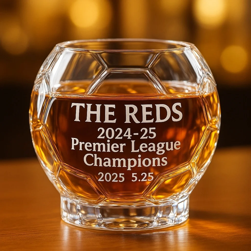 The Reds 2024–25 Premier League Champions Glass