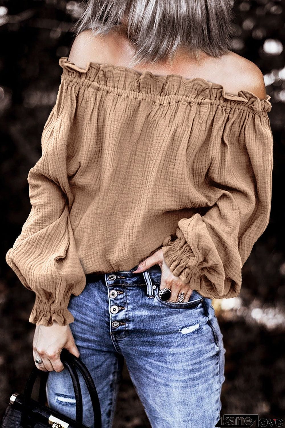 Off-the-shoulder Ruffle Top